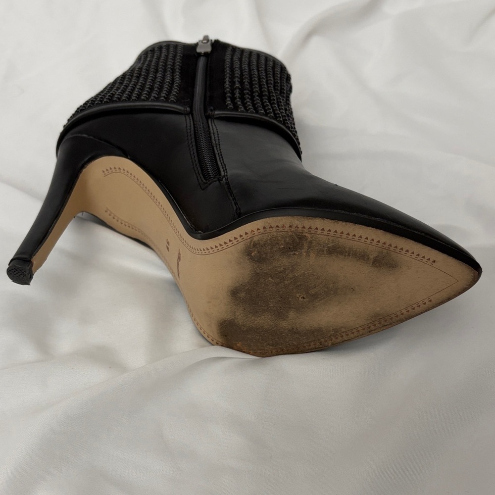 Bata Black Studded Ankle Boots - Picture 10 of 10